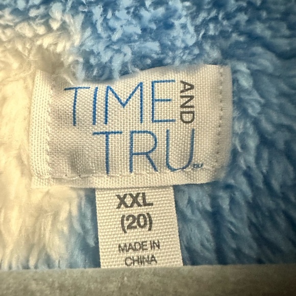 🆕 Time and Tru Women’s Faux Shearling Shacket XXL - Picture 6 of 14